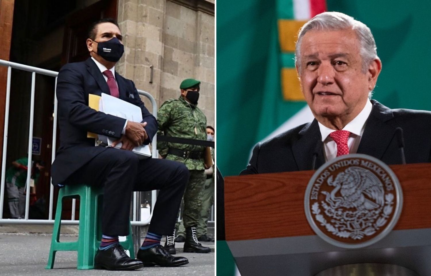 AMLO, Andrés Manuel López Obrador, Silvano Aureoles, Palacio Nacional,