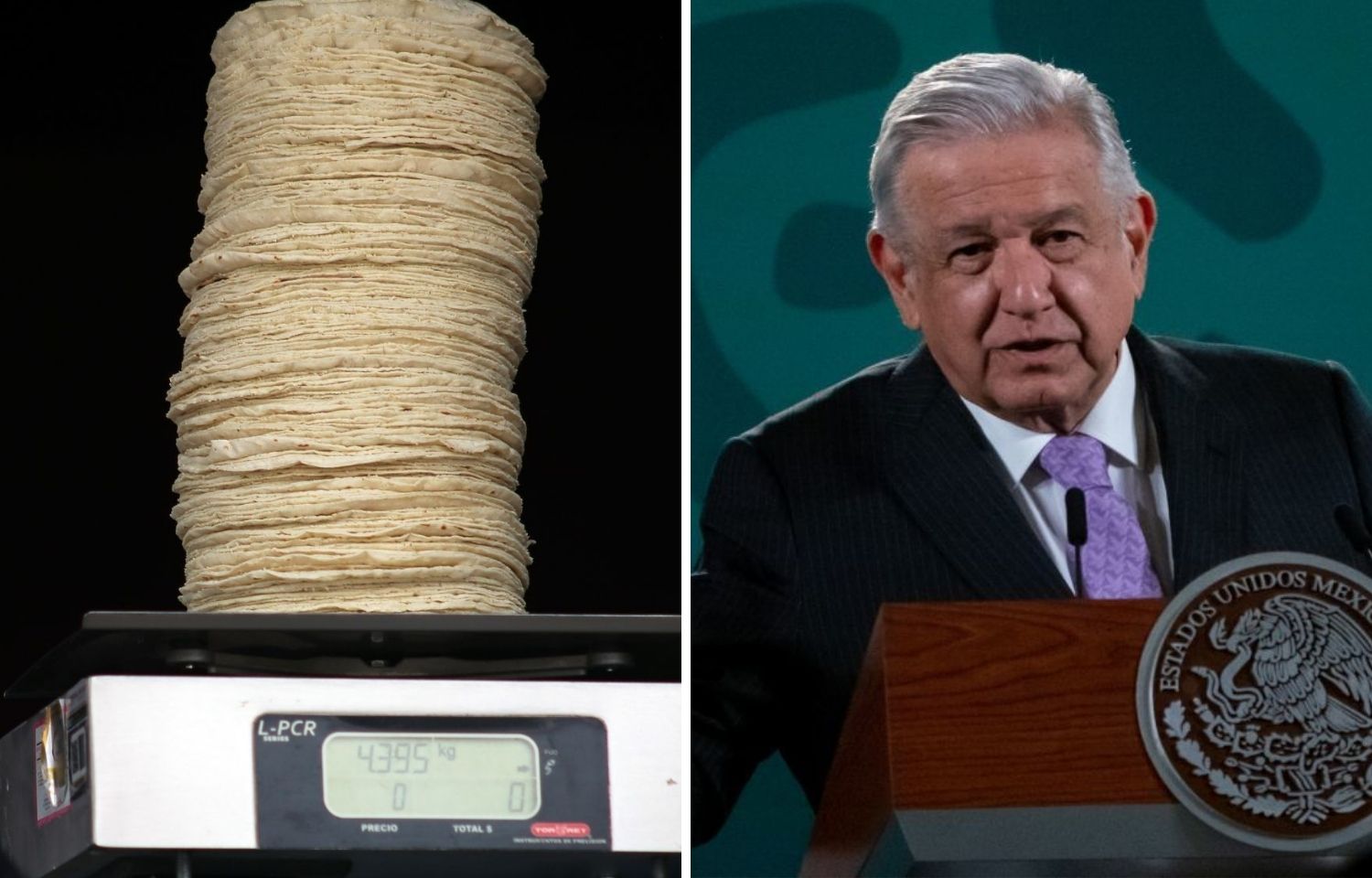 El presidente Andrés Manuel López Obrador presumió que, en su gobierno el salario mínimo de los mexicanos alcanza para comprar 8 kg de tortilla