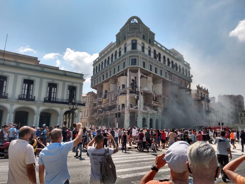 Pese a la explosión en el Hotel Saratoga, de La Habana, la visita del presidente Andrés Manuel López Obrador a Cuba se mantiene en marcha.