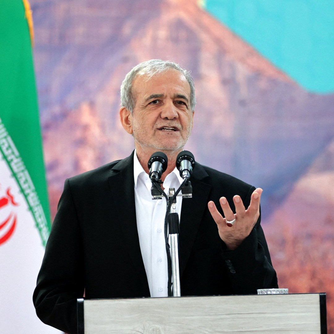 Masud Pezeshkian, presidente de Irán