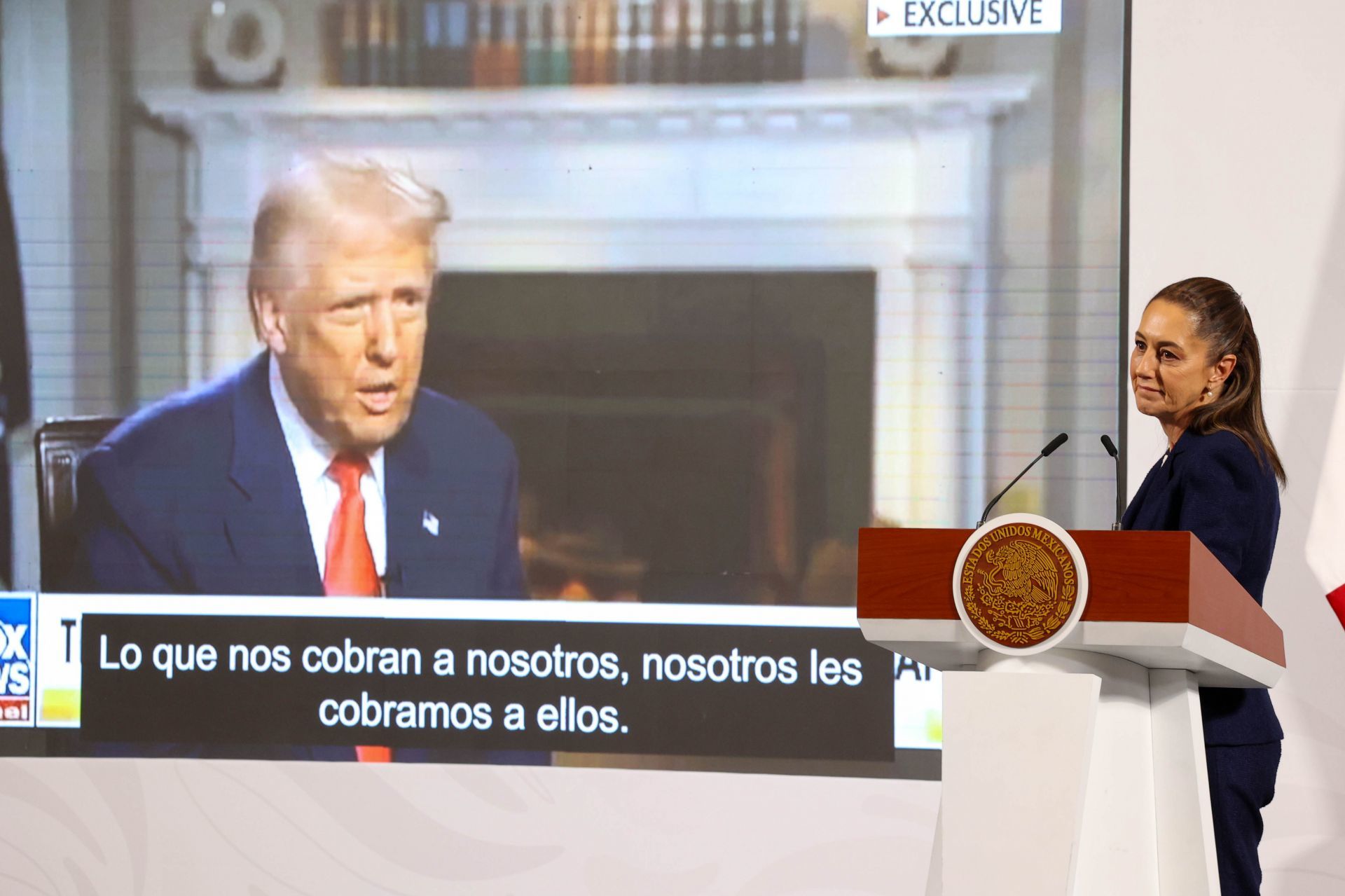 El presidente de Estados Unidos, Donald Trump informó que, tras la llamada con la presidenta de México llegaron a un acuerdo por 90 días más.