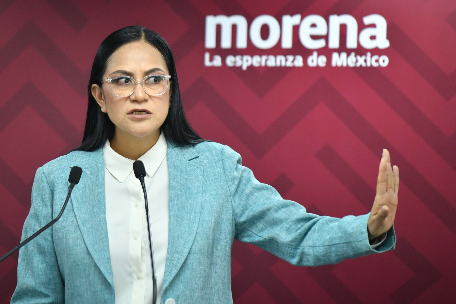 Ariadna Montiel, dirigente nacional de Morena, deslindó a su partido de presuntos nexos con la mafia rumana.